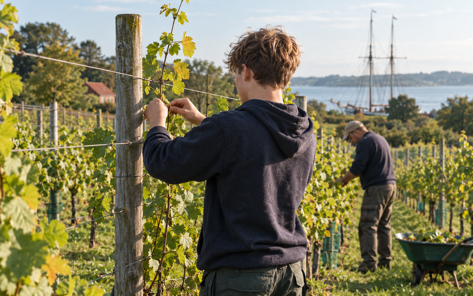 KURS360 landbase i fiskerlejet Brunshuse på Sydfyn